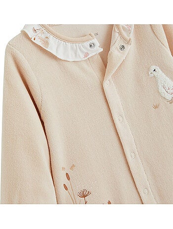 Pyjama bébé en velours margot