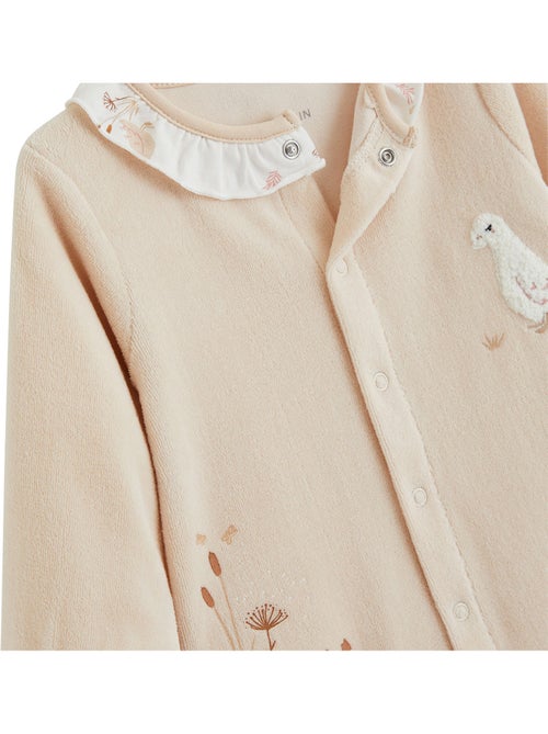 Pyjama bébé en velours margot - Kiabi Pyjama bébé en velours margot - Kiabi