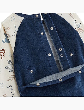 Pyjama bébé en velours mathéo