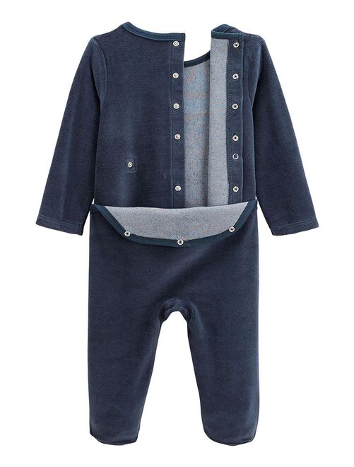Pyjama bébé en velours Misscerise - Kiabi