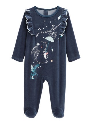 Pyjama bébé en velours Misscerise