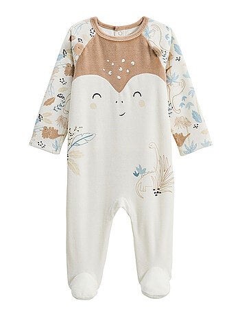 Pyjama bébé en velours Nino
