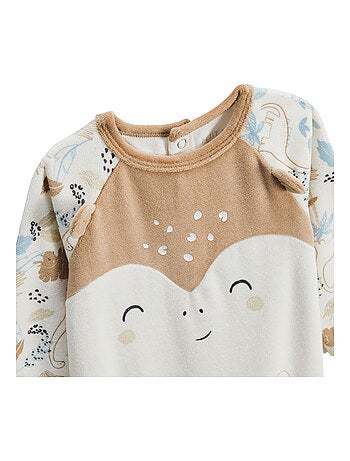 Pyjama bébé en velours Nino