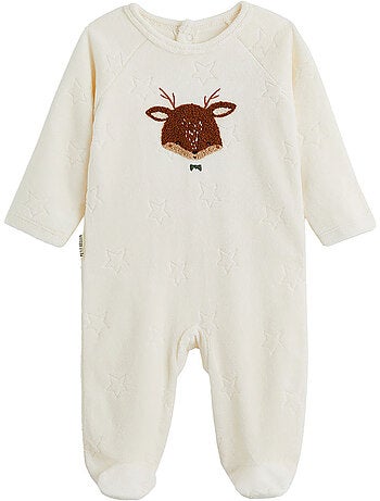 Pyjama bébé en velours oslo
