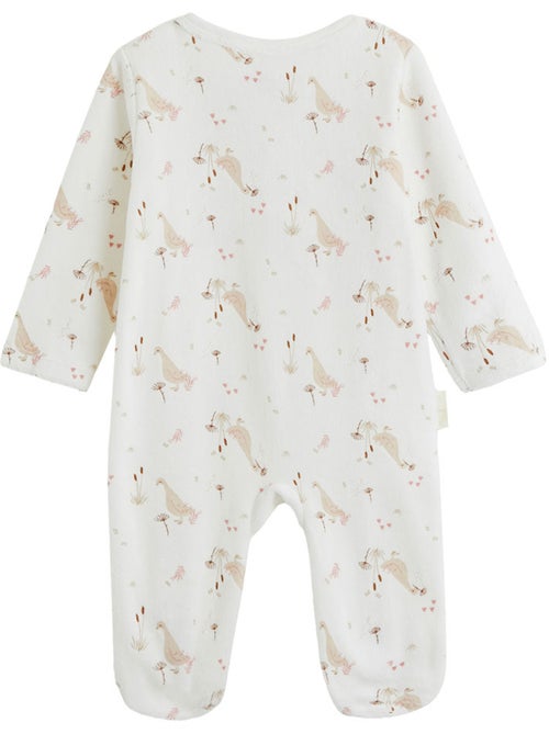 Pyjama bébé en velours ouverture pont margot - Kiabi Pyjama bébé en velours ouverture pont margot - Kiabi