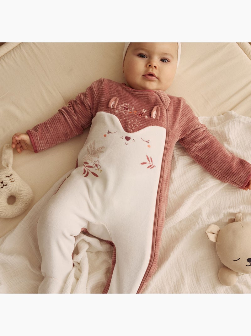 Bébé Fille Pyjama Bebe Marque Pyjama Bébé En Velours Ouverture