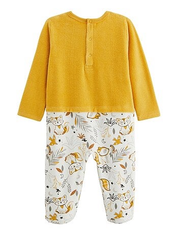 Pyjama bébé en velours Petit Loup