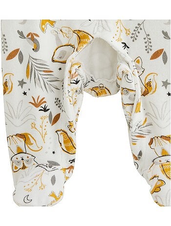Pyjama bébé en velours Petit Loup