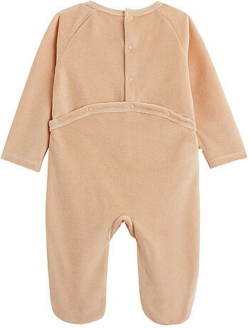 Pyjama bébé en velours petite rêveuse