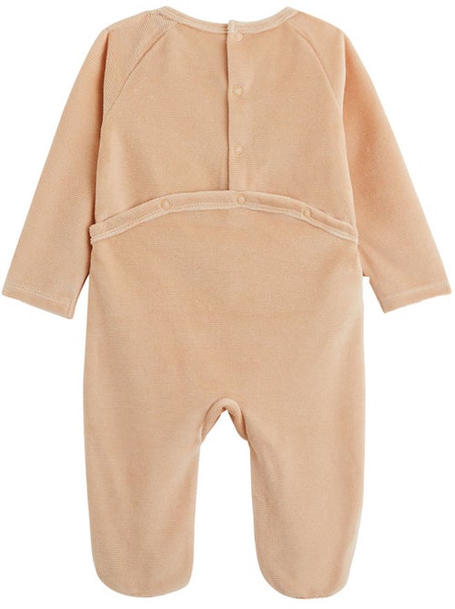 Pyjama bébé en velours petite rêveuse - Kiabi Pyjama bébé en velours petite rêveuse - Kiabi