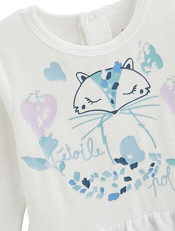 Pyjama bébé en velours Polarmoon