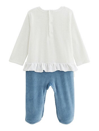 Pyjama bébé en velours Polarmoon