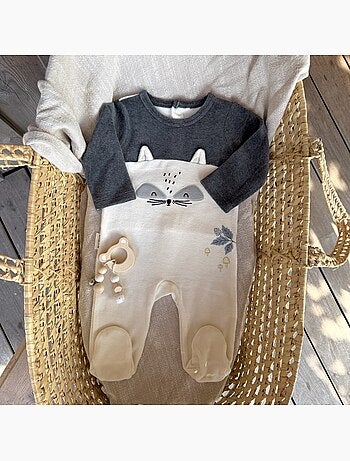 Pyjama bébé en velours québec