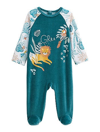 Pyjama bébé en velours Roméo
