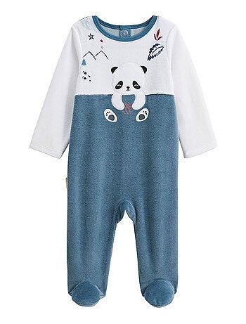 Pyjama bébé en velours Tao