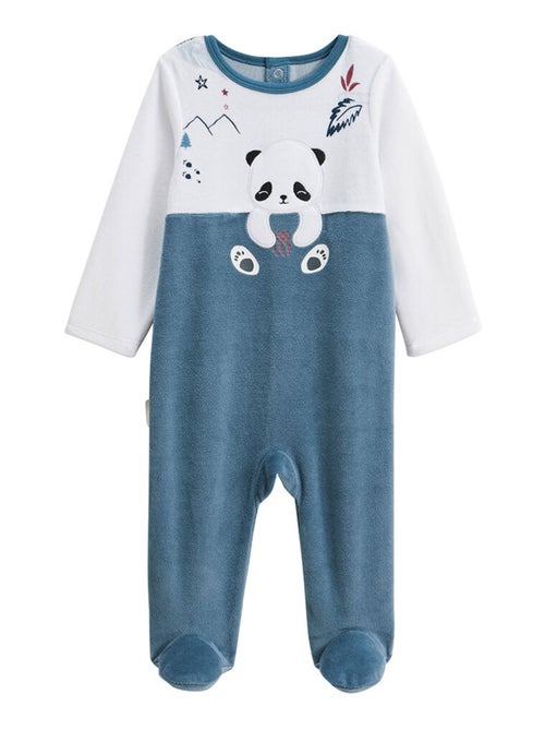 Pyjama bébé en velours Tao - Kiabi
