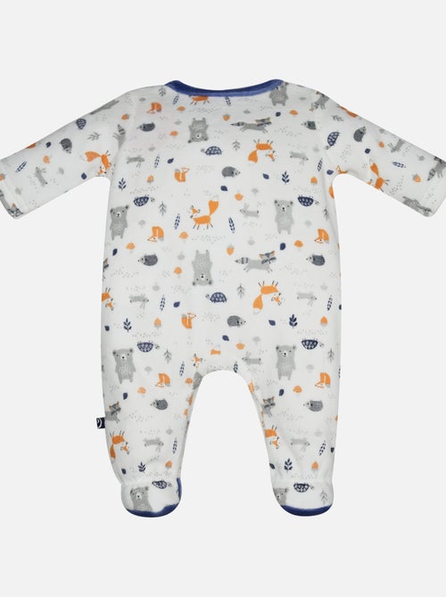 PYJAMA BEBE FABRICE VELOURS RASE - Kiabi