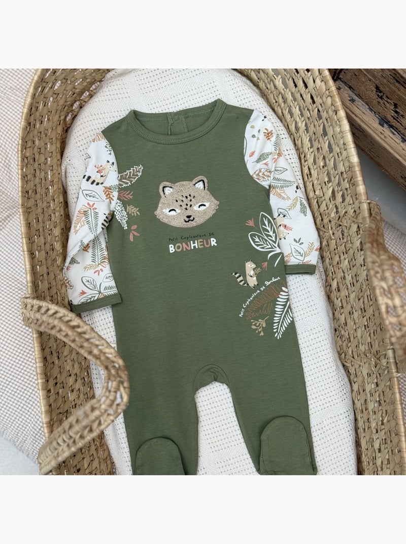 Pyjama bébé Gabin Vert - Kiabi
