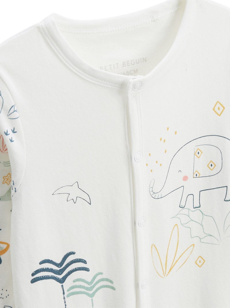 Pyjama bébé Hawaiki Ecru - Kiabi