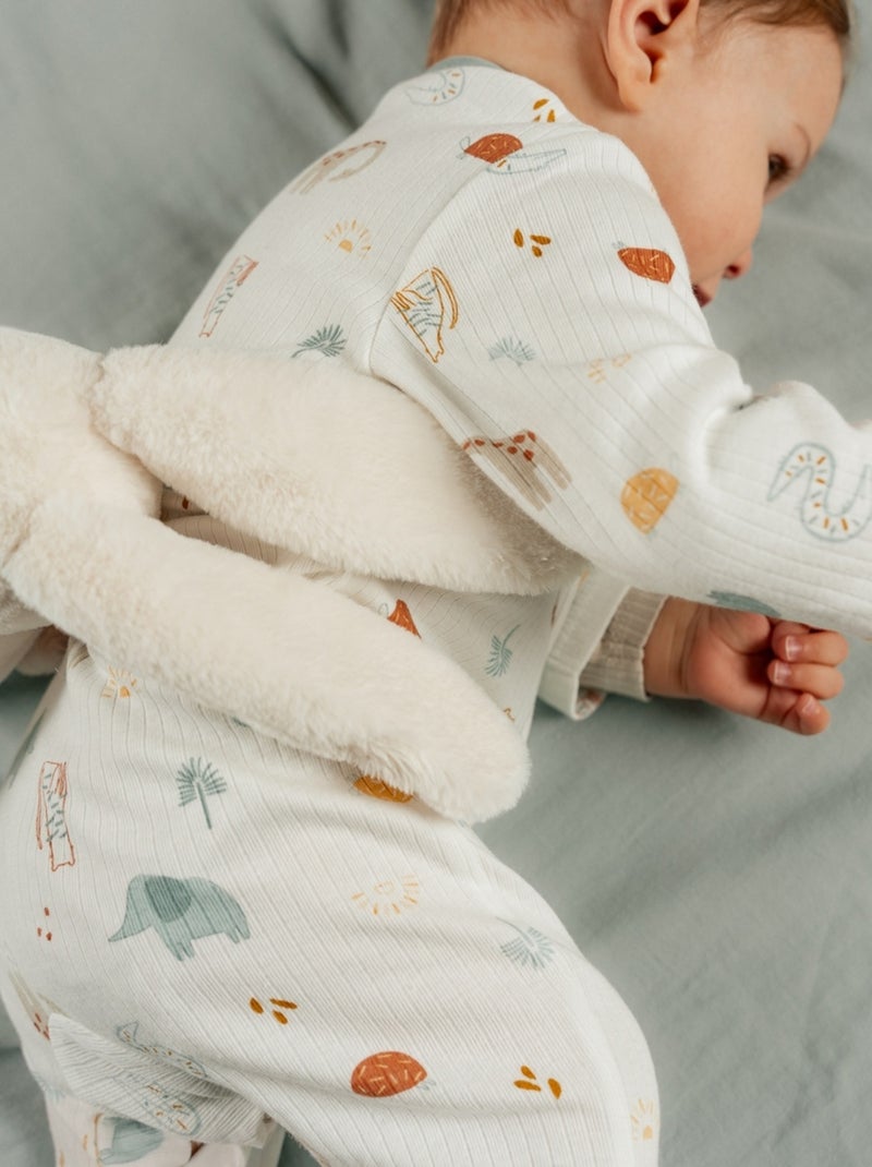 Pyjama bébé, Jersey fantaisie Noukie's Blanc - Kiabi