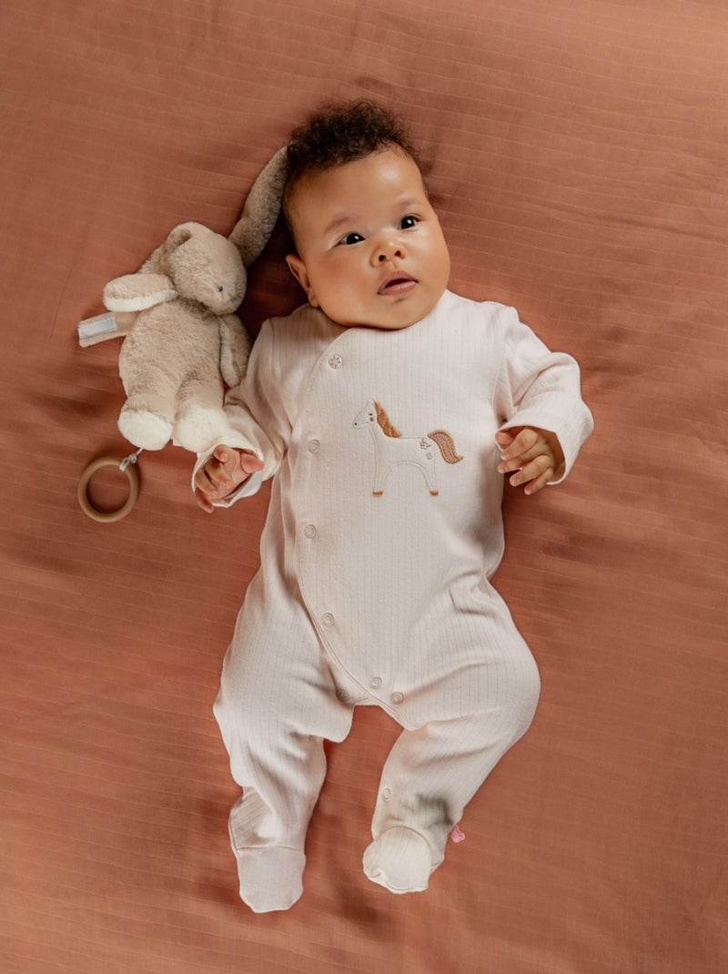 Pyjama bébé, Jersey fantaisie Noukie's Ecru - Kiabi