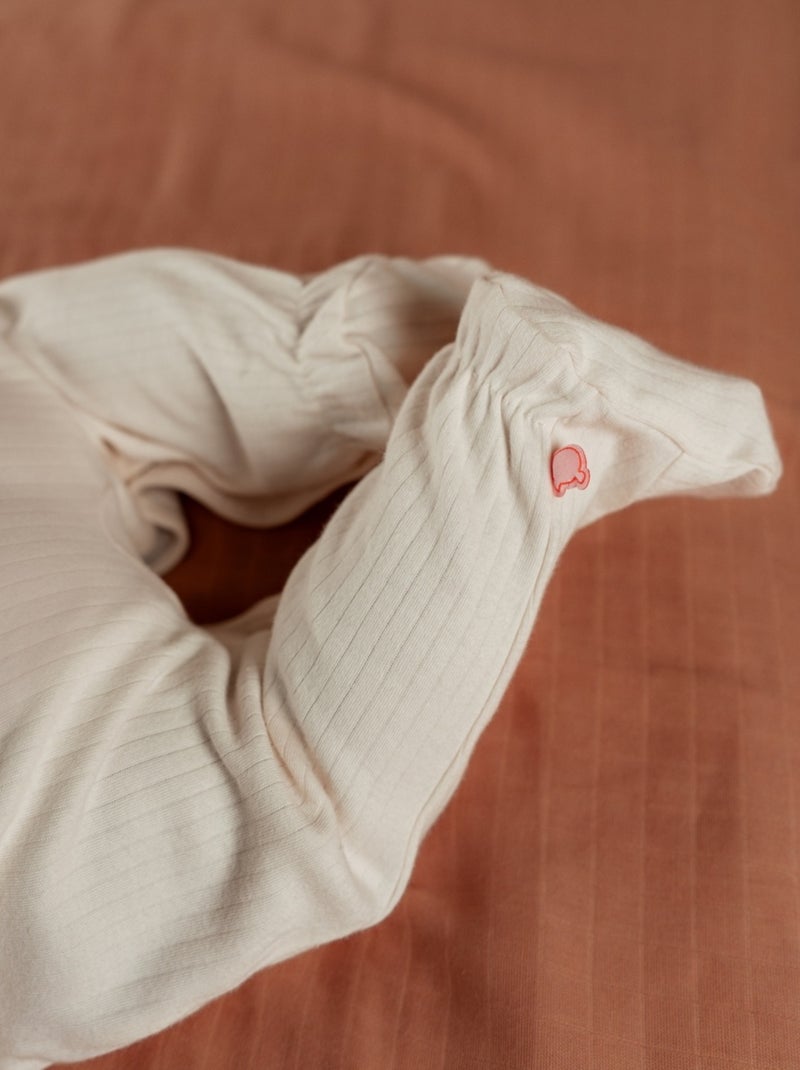Pyjama bébé, Jersey fantaisie Noukie's Ecru - Kiabi
