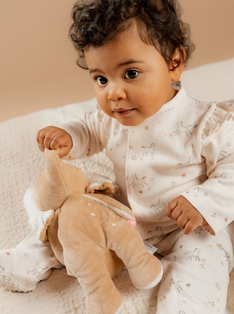 Pyjama bébé, Jersey fantaisie Noukie's Rose - Kiabi