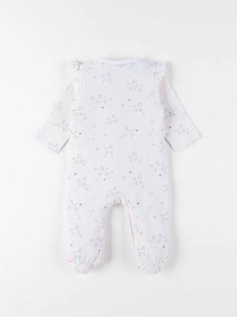 Pyjama bébé, Jersey fantaisie Noukie's Rose - Kiabi