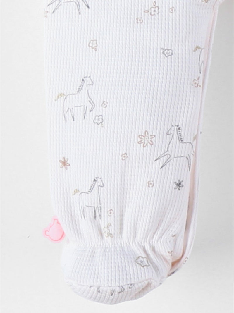 Pyjama bébé, Jersey fantaisie Noukie's Rose - Kiabi