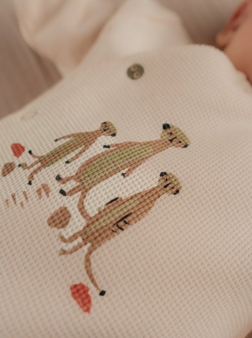 Pyjama bébé, Jersey Gaufré Noukie's - Kiabi