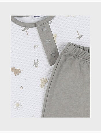 Pyjama bébé, jersey imprimé Noukie's