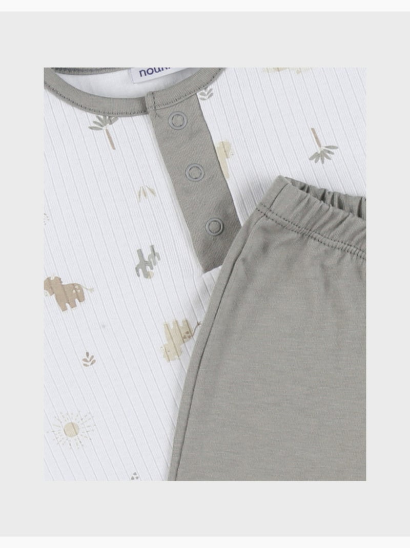 Pyjama bébé, jersey imprimé Noukie's Beige - Kiabi