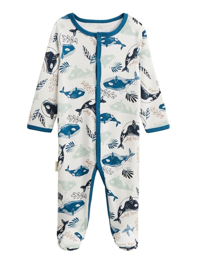 Pyjama bébé Magic Ocean Bleu - Kiabi