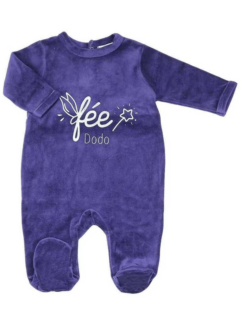 Pyjama bébé modèle Fée Dodo Bleu - Kiabi