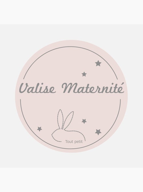 PYJAMA BEBE RAYE GRIS/ECRU - Kiabi