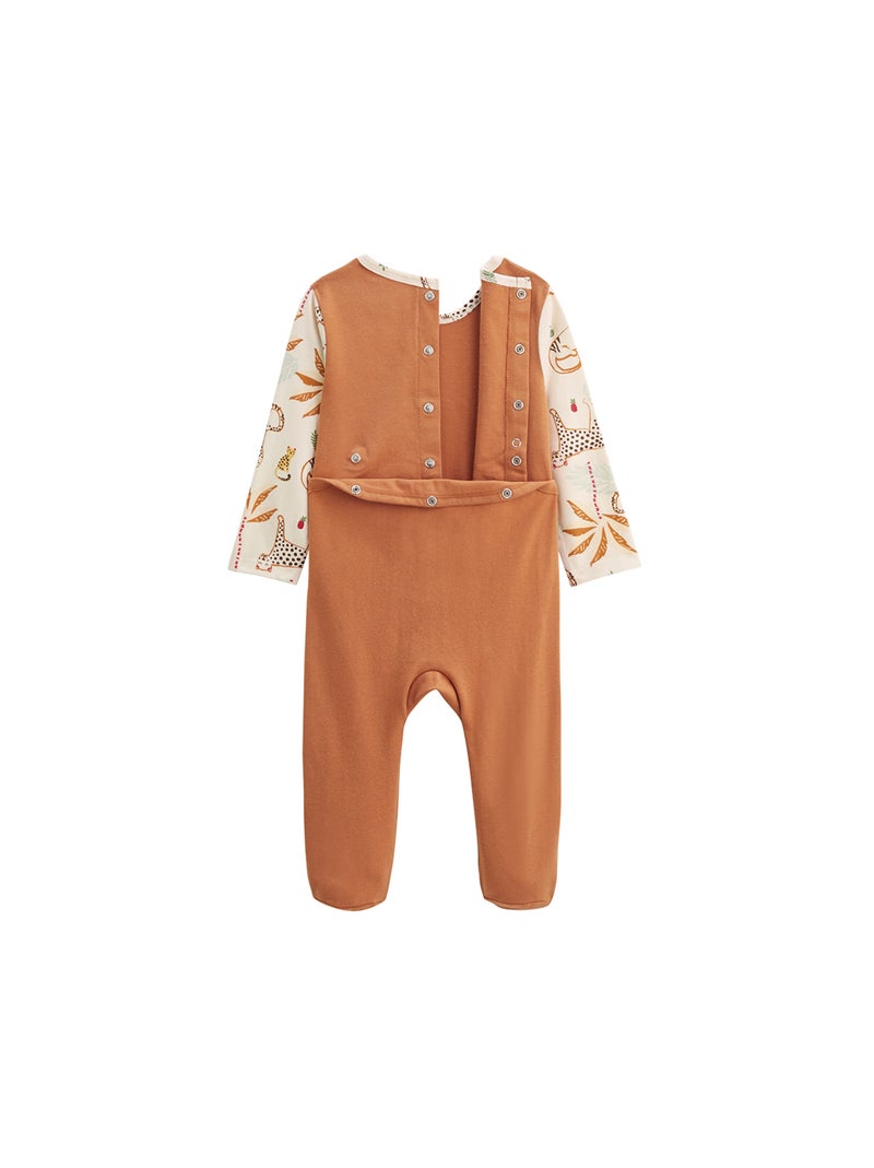 Pyjama bébé Tango Marron - Kiabi