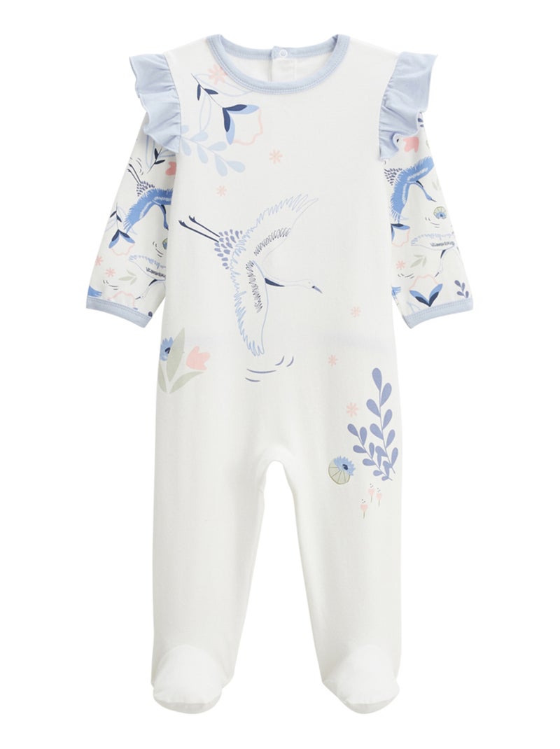 Pyjama bébé Tiana Ecru - Kiabi