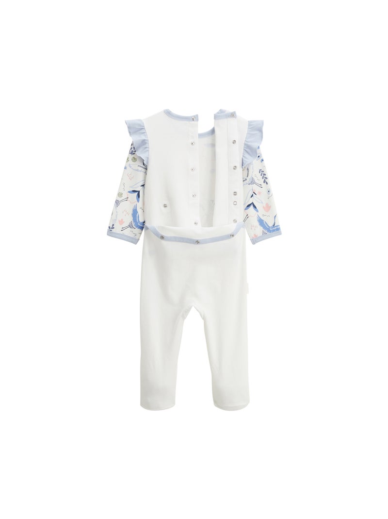 Pyjama bébé Tiana Ecru - Kiabi