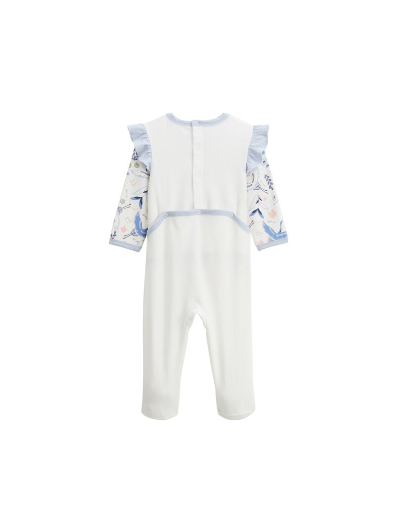 Pyjama bébé Tiana Ecru - Kiabi