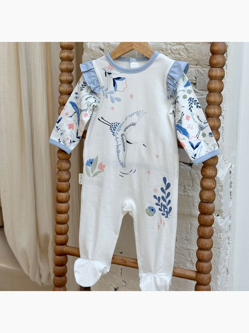 Pyjama bébé Tiana Ecru - Kiabi