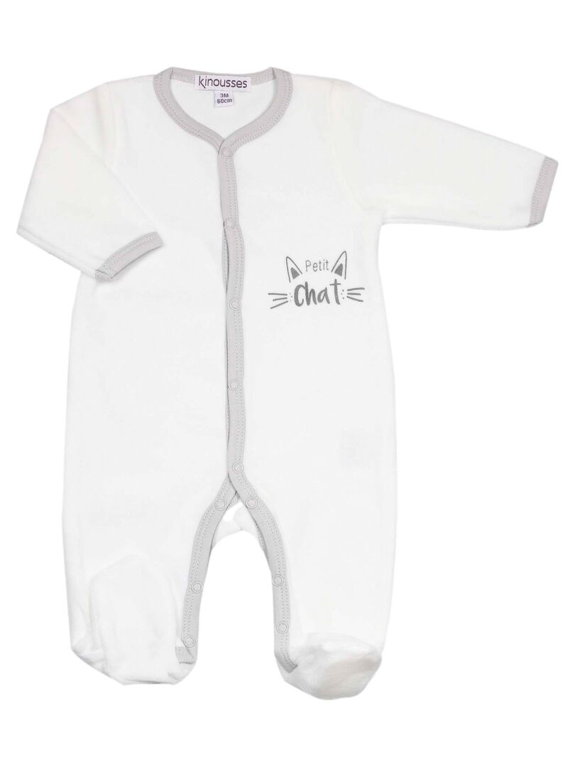 pyjama bébé Trois Kilos Sept Blanc - Kiabi