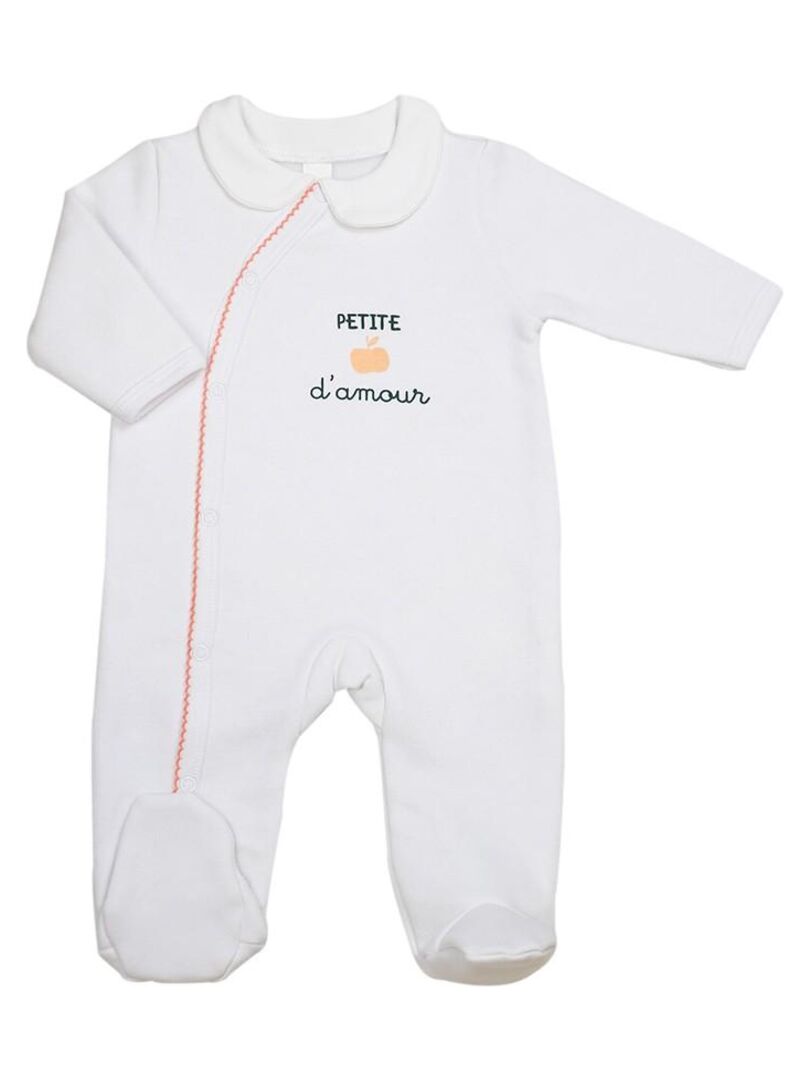 Pyjama bébé Trois Kilos Sept Blanc - Kiabi