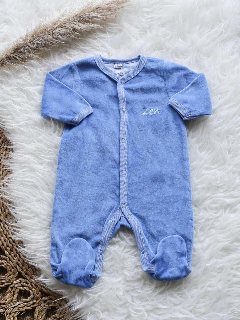 Pyjama bébé Trois Kilos Sept Bleu - Kiabi