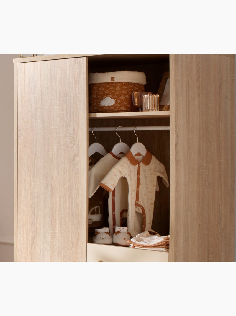 Pyjama bébé velours - SAUTHON Rouge - Kiabi