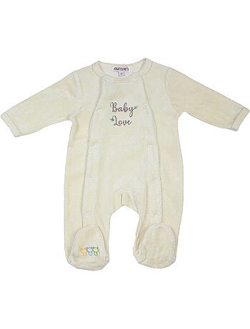 Pyjama bébé velours Baby Love Les Chatounets
