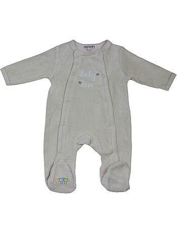 Pyjama bébé velours Baby Love Les Chatounets