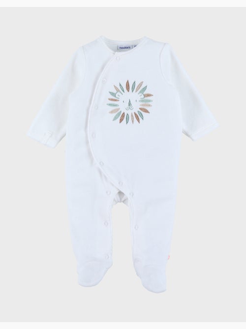 Pyjama bébé, velours brodé Noukie's - Kiabi