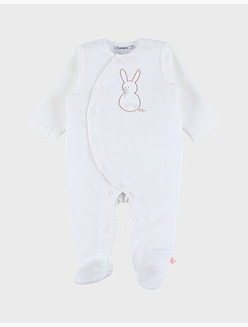 Pyjama bébé, velours brodé Noukie's