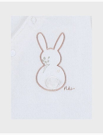 Pyjama bébé, velours brodé Noukie's