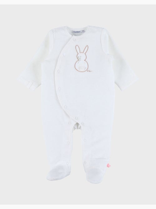 Pyjama bébé, velours brodé Noukie's - Kiabi